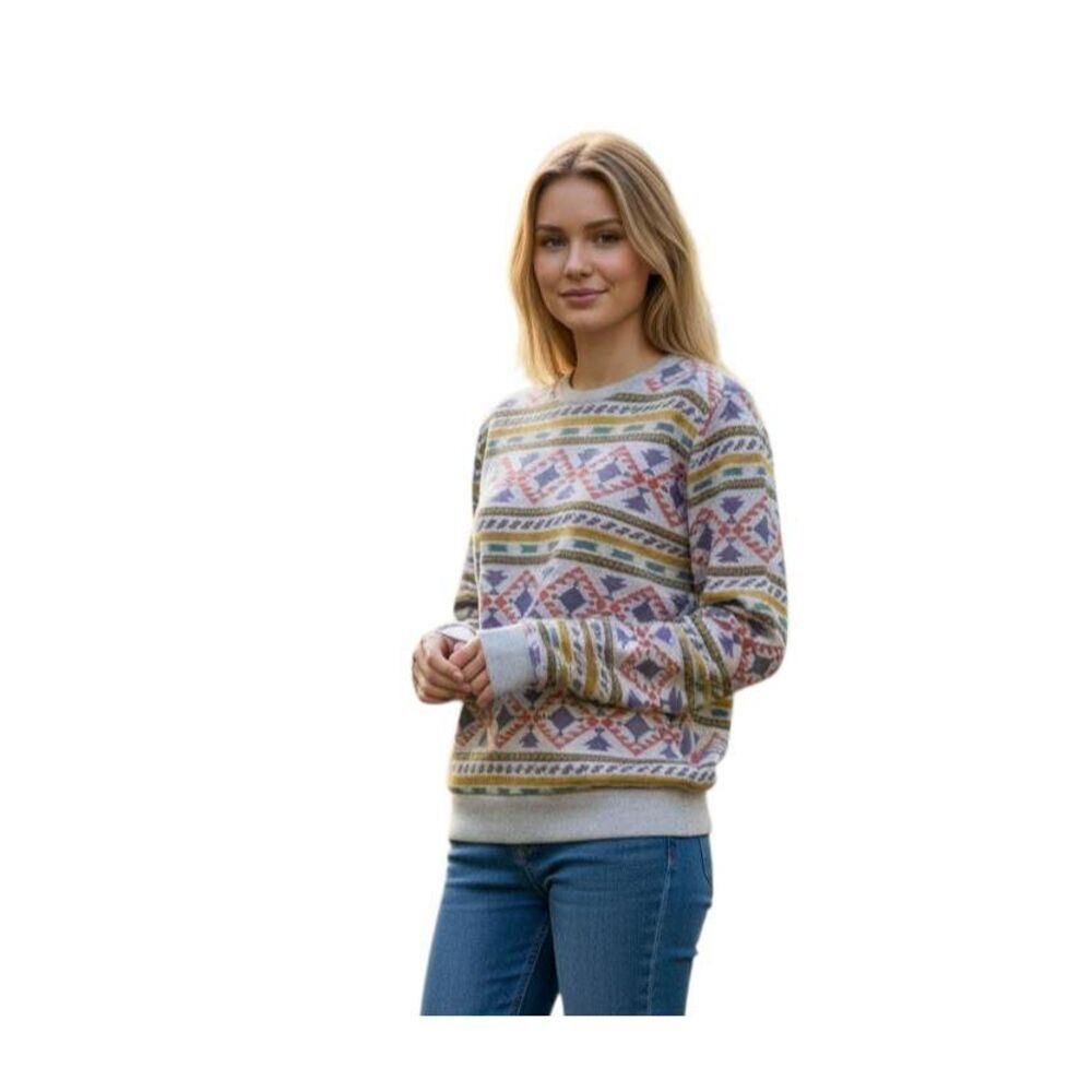 H&M BOHO-INSPIRED AZTEC PULLOVER SZ.XS EUC.
